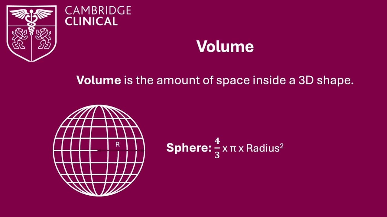 Quantitative Reasoning 7: Surface Area and Volume
